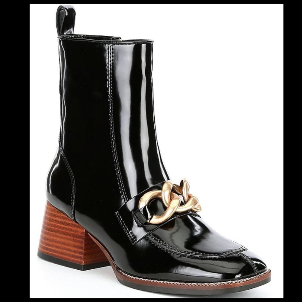 Like new Steve Madden Loren black heeled  boot